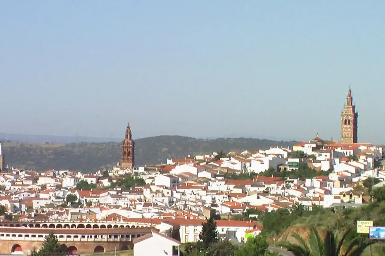 Blick auf Jerez de los Caballeros