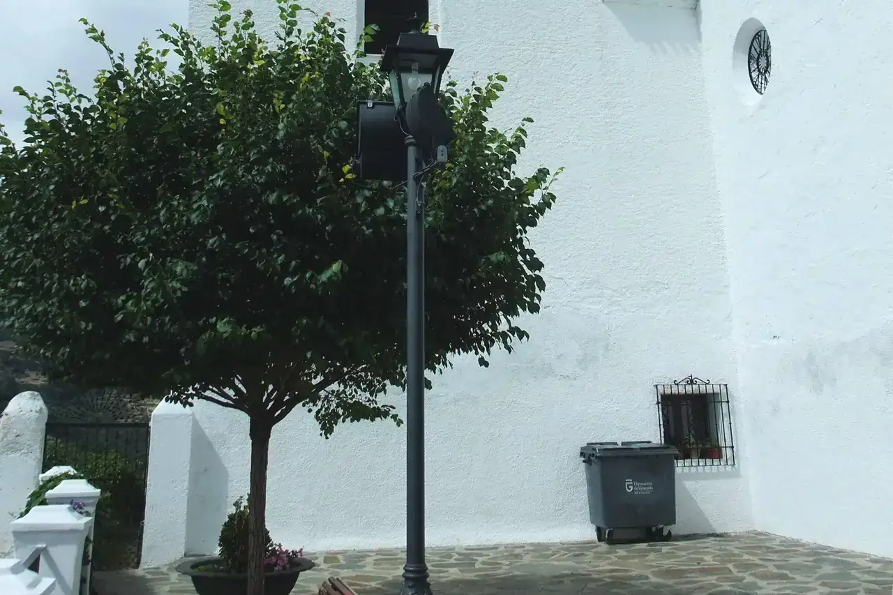 Church in Bubión, Province Granada in Spain