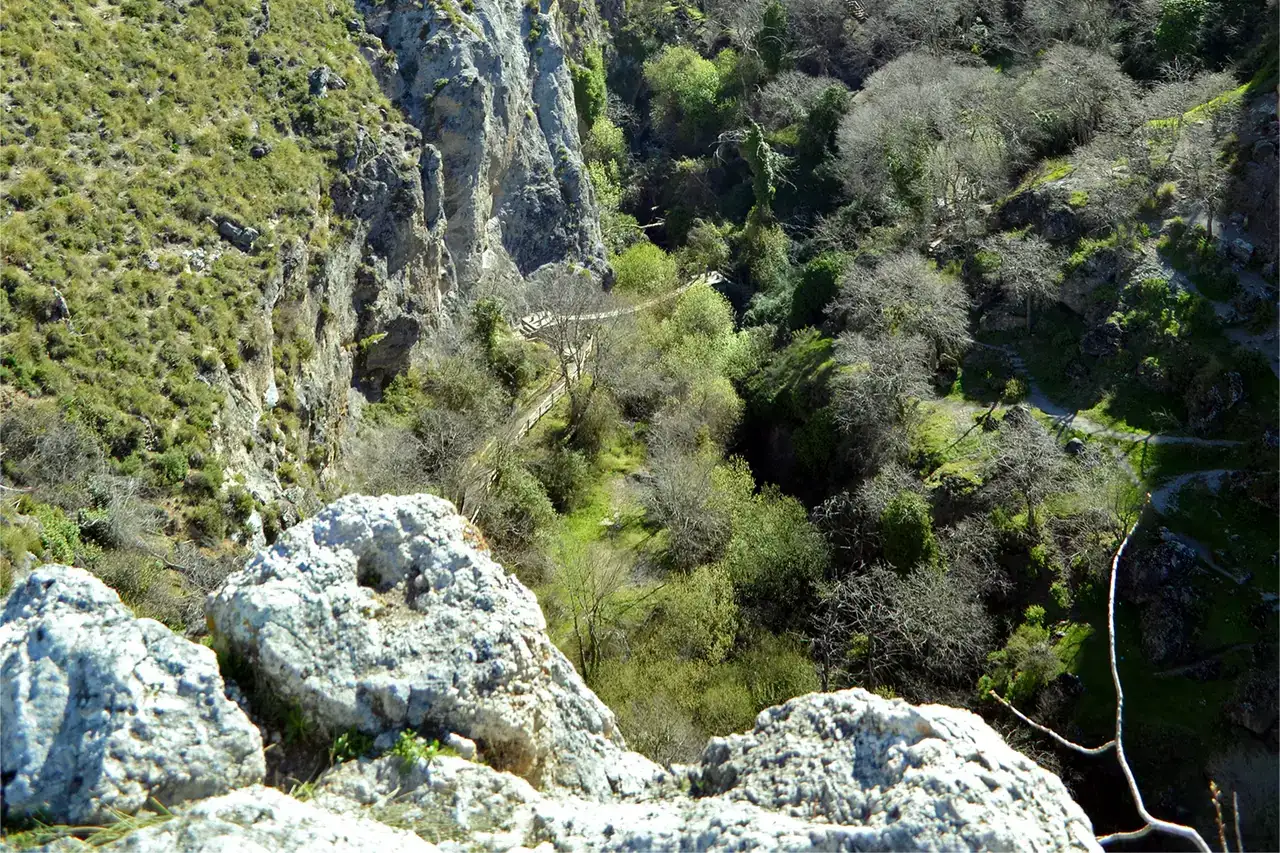 Los Cahorros. Río Monachil (provincia de Granada).